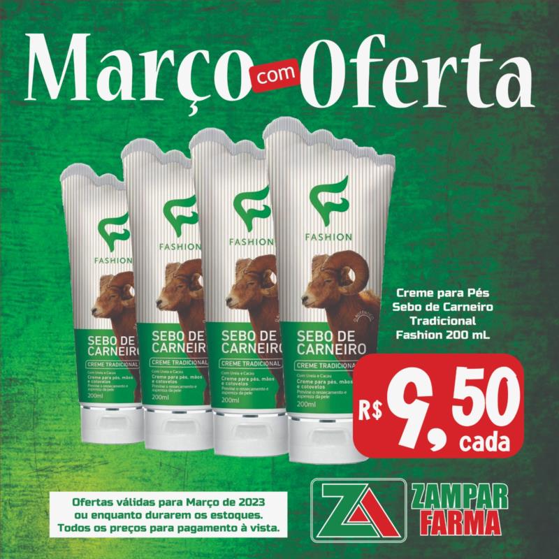 Ofertas de março na Zampar Farma 