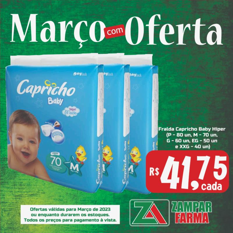 Ofertas de março na Zampar Farma 