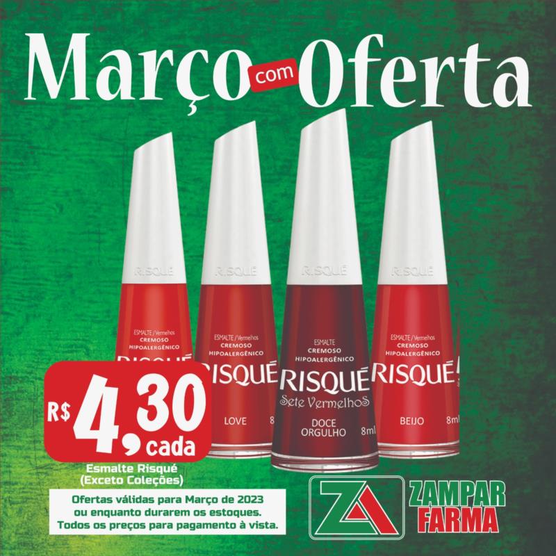 Ofertas de março na Zampar Farma 