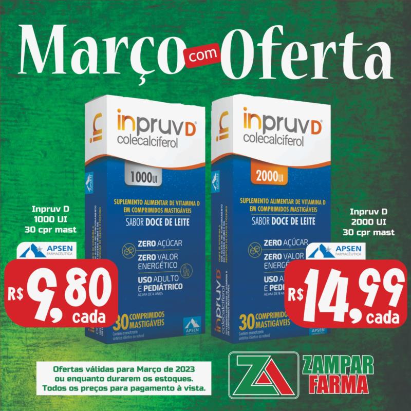 E continuam as ofertas de março da Zampar Farma 