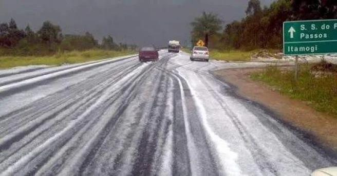 Guaxupé e Guaranésia estão entre as 65 cidades mineiras em alerta para chuva de granizo nesta quinta