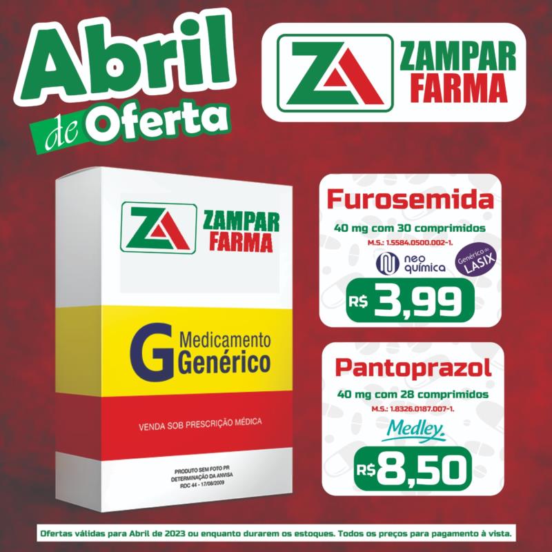 Ofertas de abril na Zampar Farma 