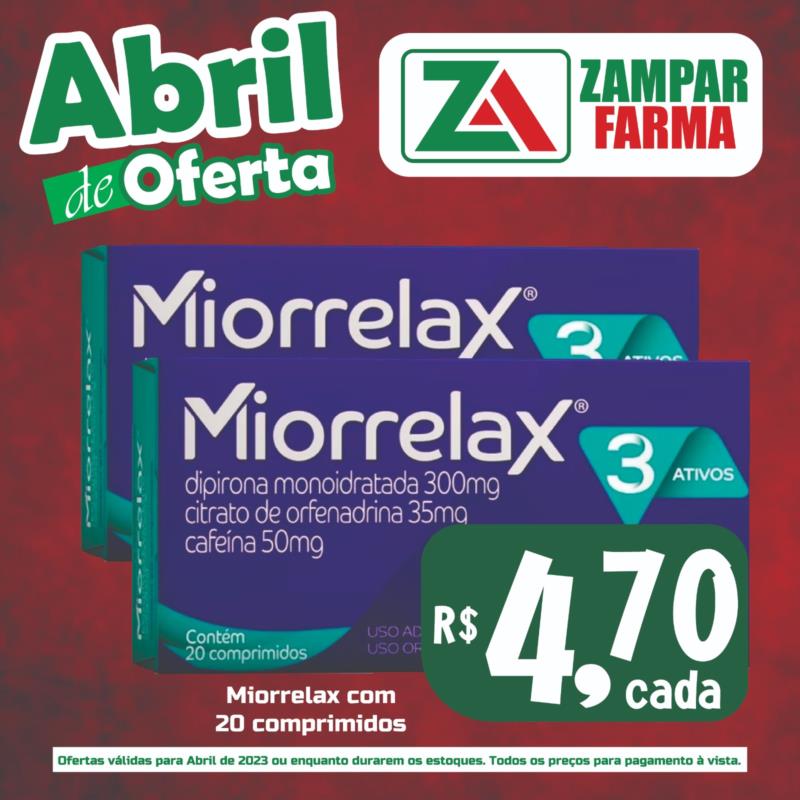 Ofertas de abril na Zampar Farma 