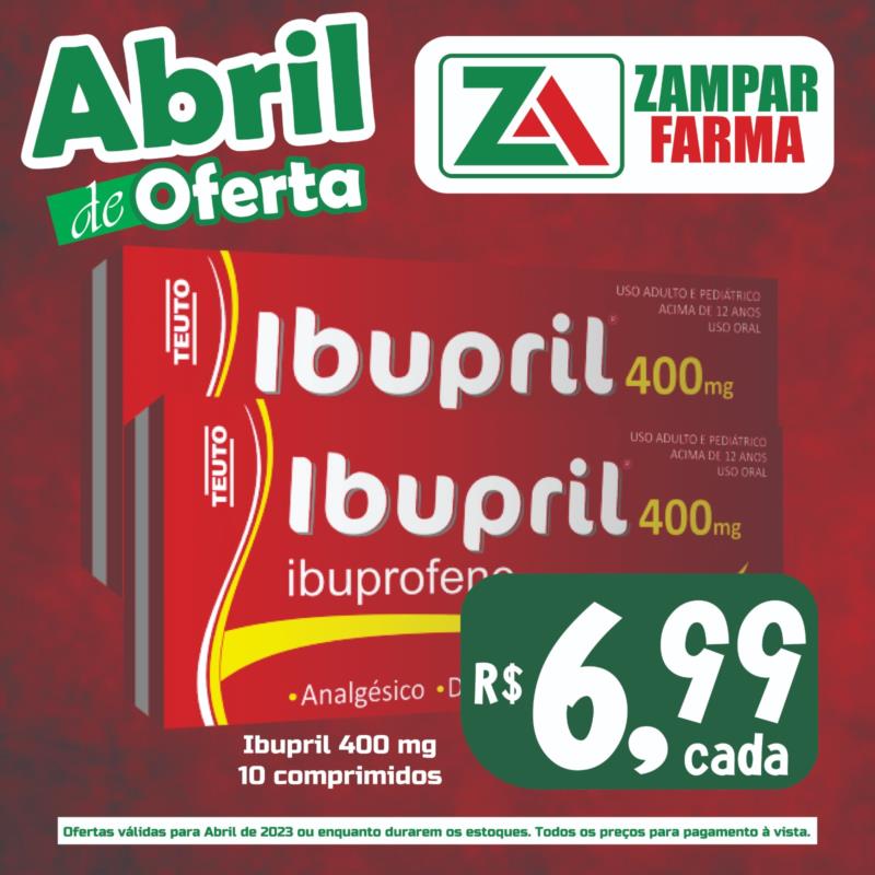 Ofertas de abril na Zampar Farma 