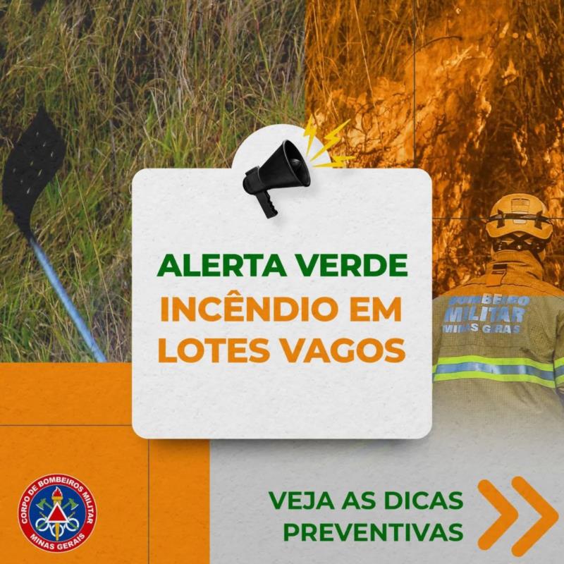 Corpo de Bombeiros dá início à Operação Alerta Verde para a prevenção de incêndios e queimadas em Guaxupé e região 