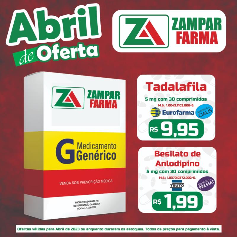 E continuam as ofertas de abril na Zampar Farma 