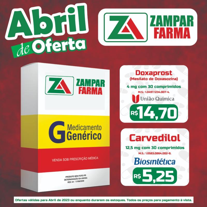 E continuam as ofertas de abril na Zampar Farma 