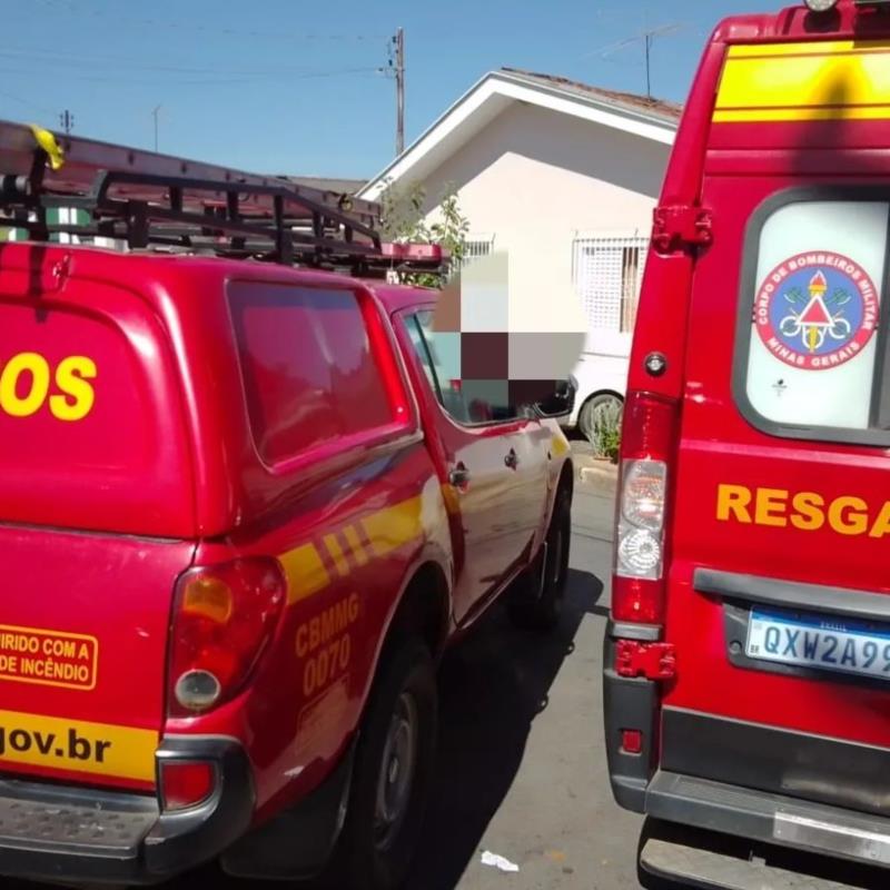 Passageira de 68 anos fica ferida em colisão entre veículos no Bebedouro, em Guaxupé 