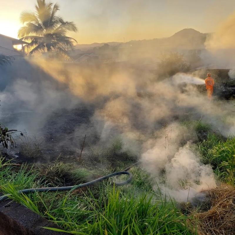 Bombeiros combatem diversos focos de incêndio em Guaxupé e região 