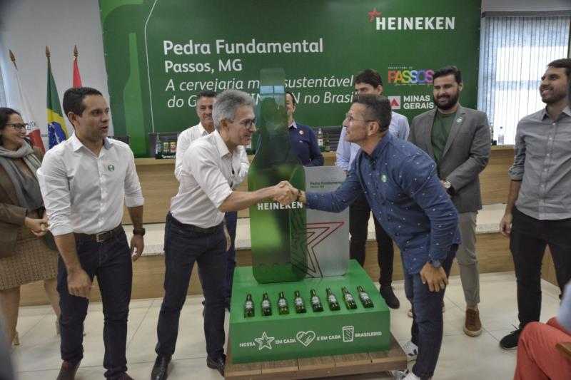 Nova fábrica da Heineken em Passos vai gerar 350 empregos permanentes e 11 mil indiretos