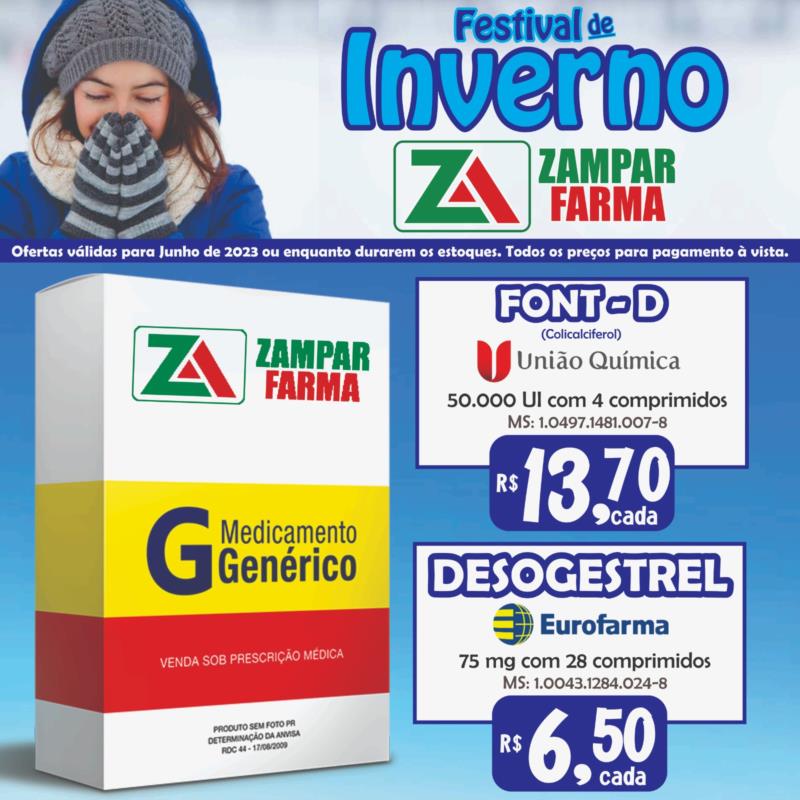 E continua o Festival de Ofertas de Inverno na Zampar Farma