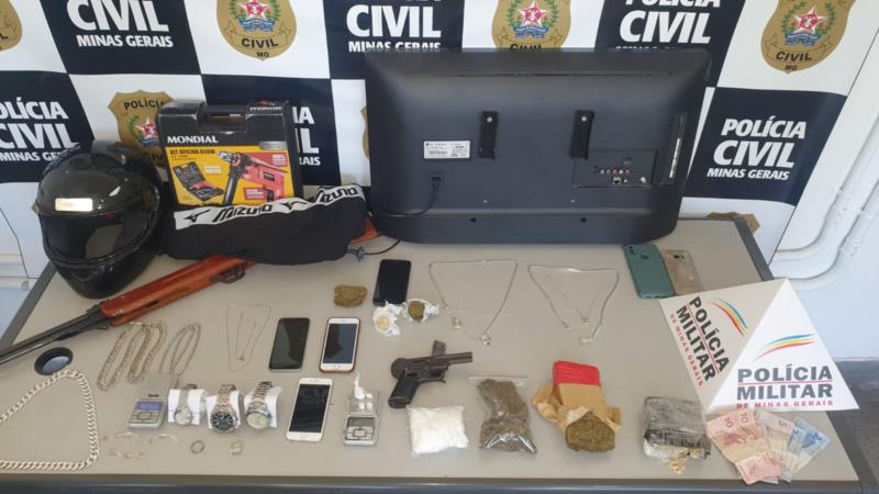 Suspeitos de furtos no Sul de Minas foram presos pela Polícia Civil 