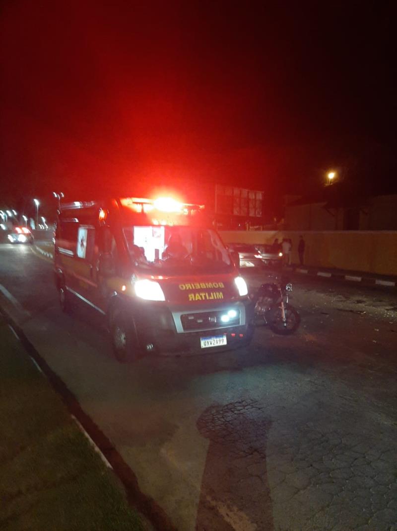 Motociclista fica ferido em sinistro de trânsito em Guaxupé 