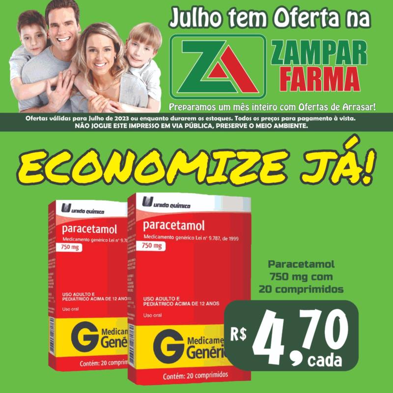 E continuam as ofertas do mês de Julho na Zampar Farma