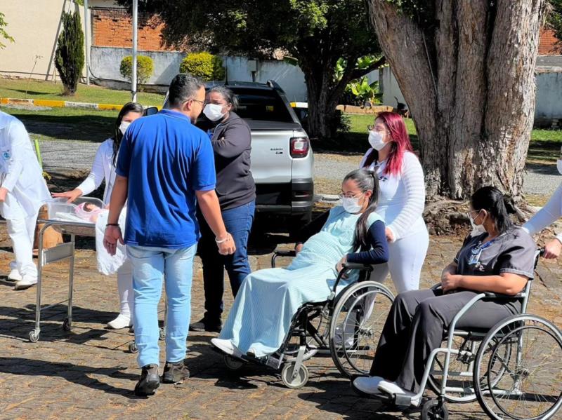 Bombeiros realizam simulado de evacuação na Santa Casa de Guaxupé 