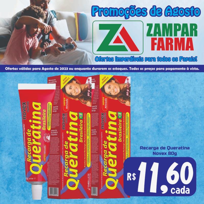 Promoções de Agosto na Zampar Farma 