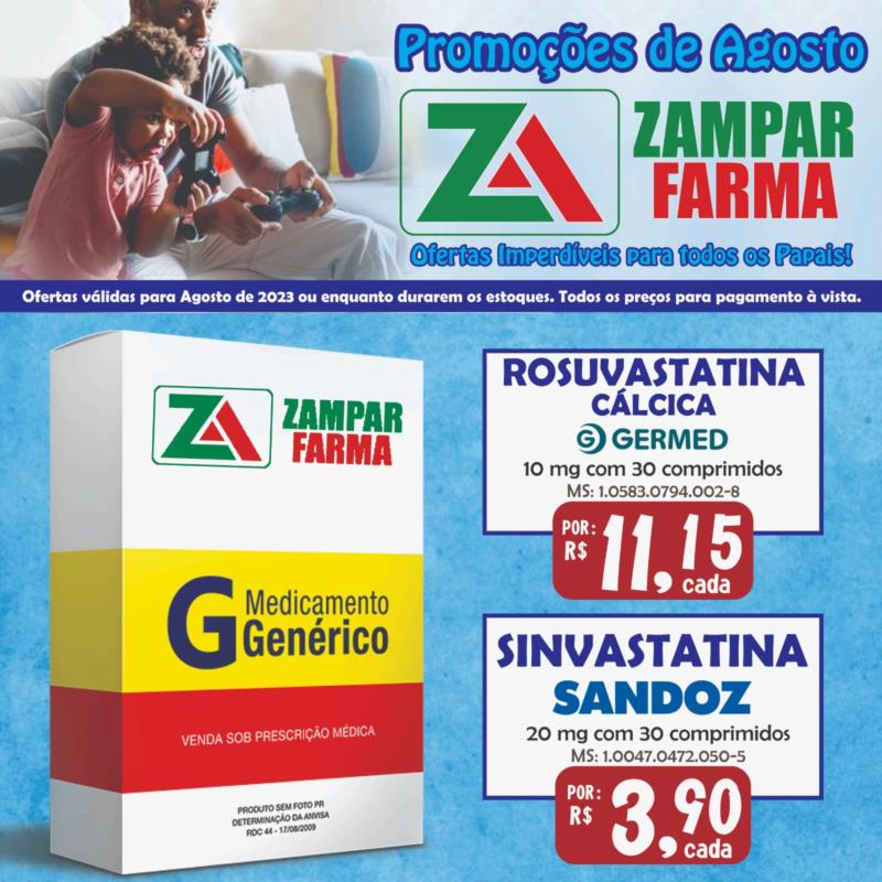 Promoções de Agosto na Zampar Farma 