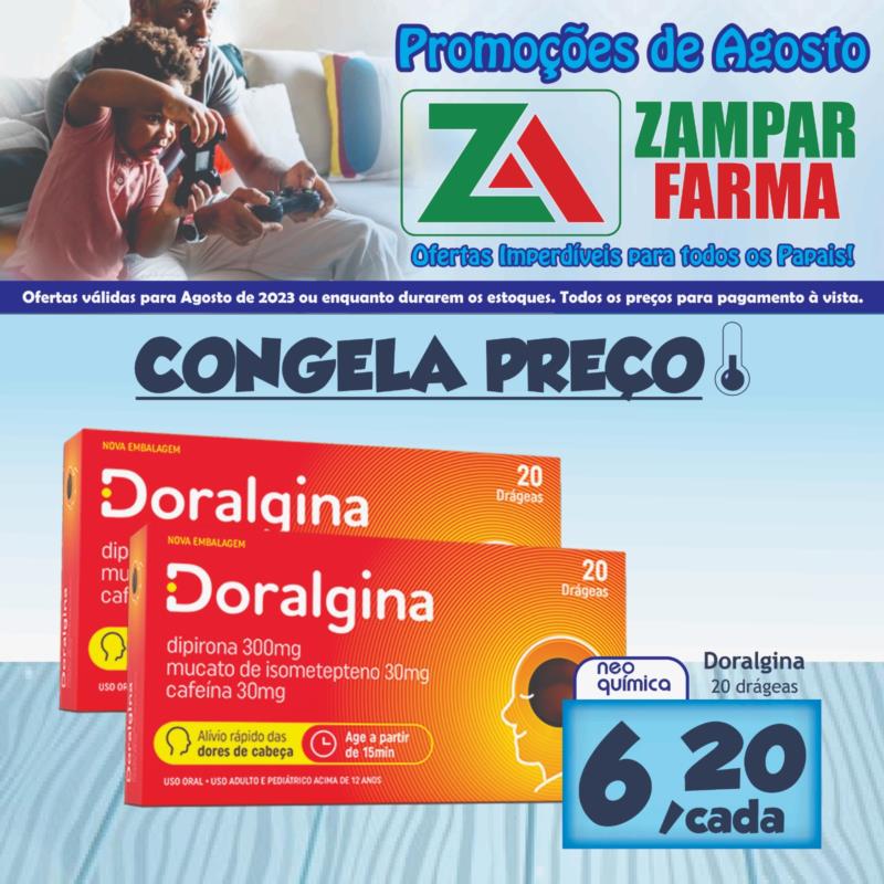 Promoções de Agosto na Zampar Farma 