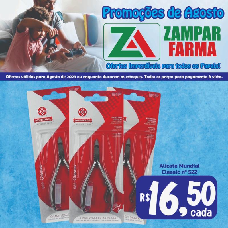 Promoções de Agosto na Zampar Farma 