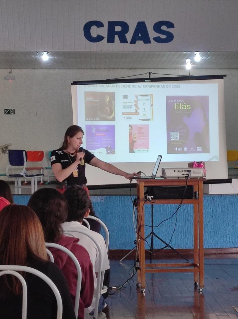 Em Guaxupé, palestra de conscientização para adolescentes abordou temas como Lei Maria da Penha e violência de gênero