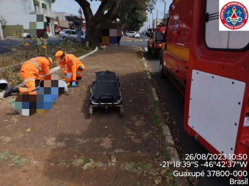 Colisão entre moto e carro na Avenida Dona Floriana mobiliza o Corpo de Bombeiros 