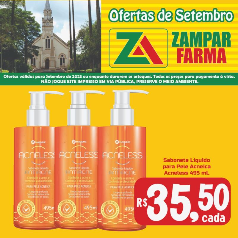 Ofertas do mês de  Setembro na Zampar Farma 