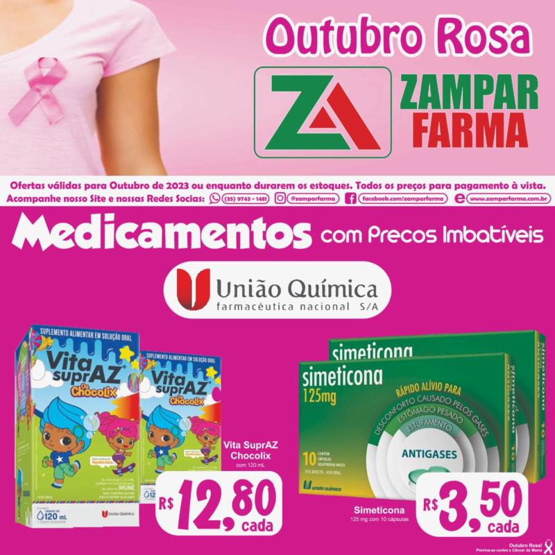 Ofertas de outubro na Zampar Farma 