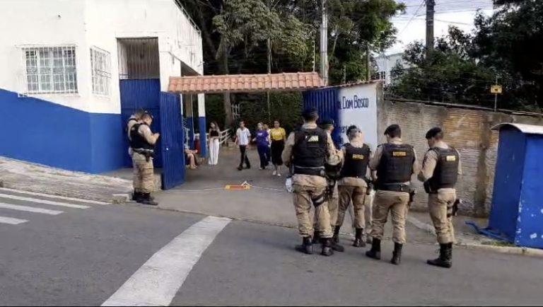 Em ataque a escola em Poços de Caldas, um dos estudantes morre e autor é apreendido pela PM