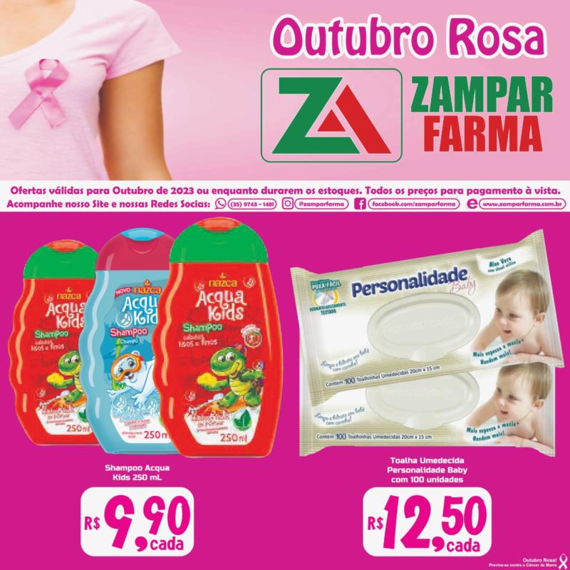 E continuam as ofertas de outubro na Zampar Farma 