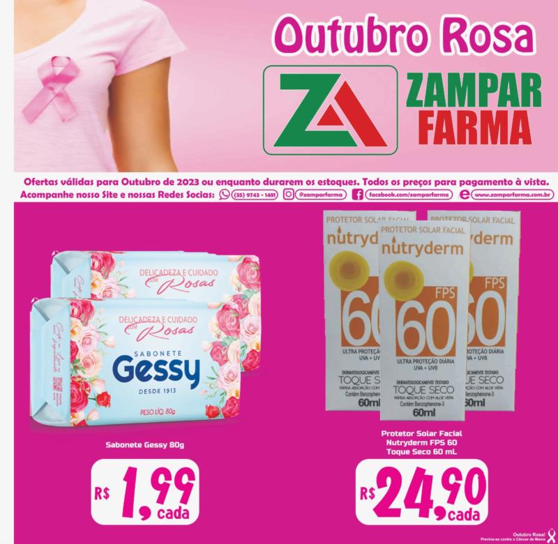 E continuam as ofertas de outubro na Zampar Farma 