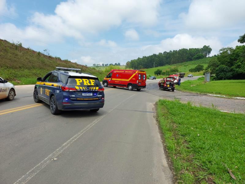 Motorista de Muzambinho morre ao bater carro em caminhão na BR-146