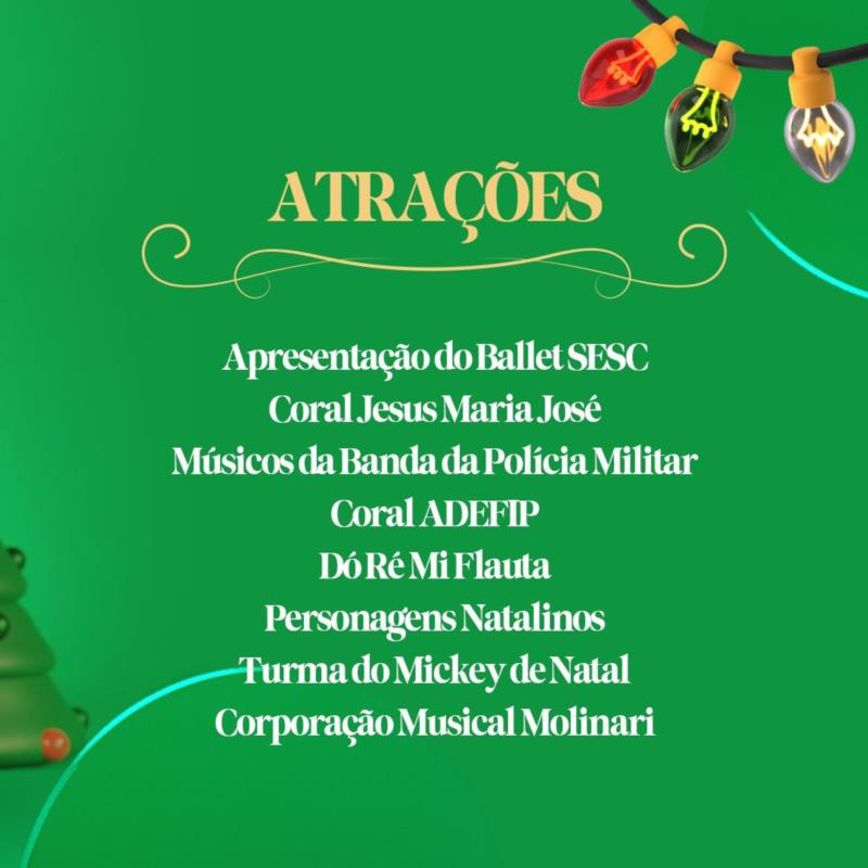 Magia do Natal: Papai Noel chega ao Shopping Partage Poços de Caldas neste sábado