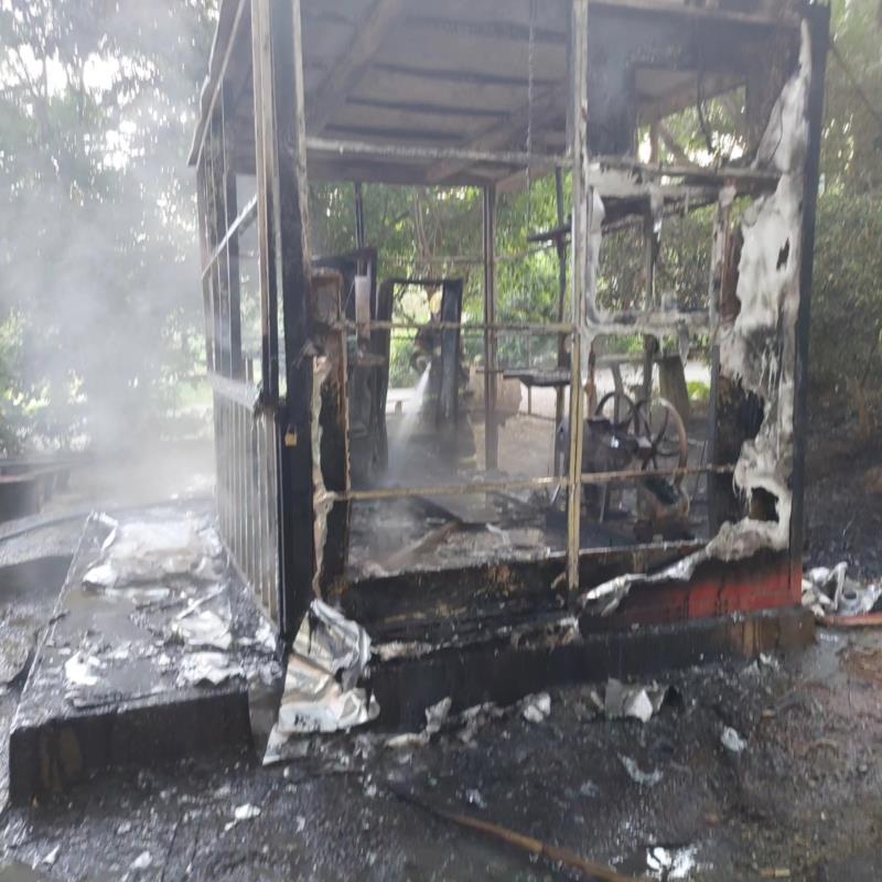 Incêndio destrói comércio de caldo de cana em Muzambinho 