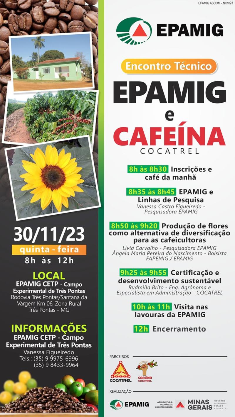 EPAMIG e Grupo Cafeína Cocatrel realizam encontro técnico voltado para mulheres na cafeicultura