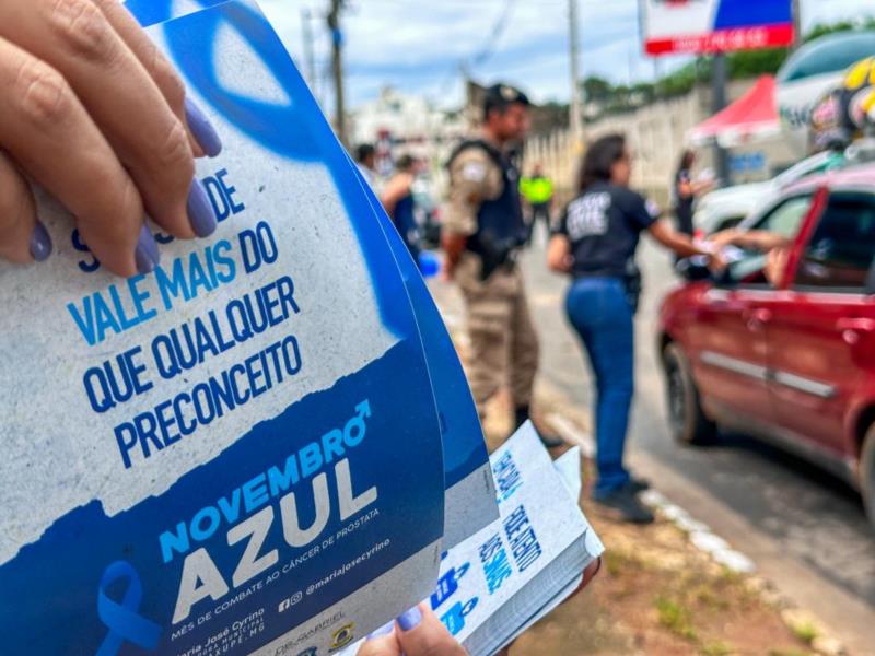 Polícia Civil participa de blitz educativa pelo Novembro Azul em Guaxupé 