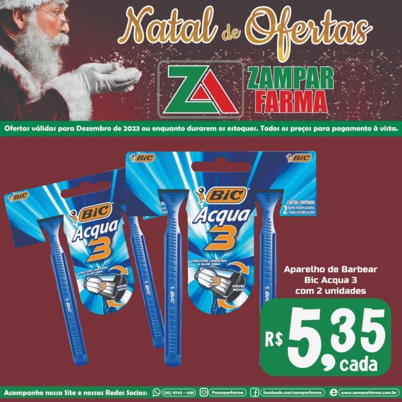 Ofertas de Natal na Zampar Farma 