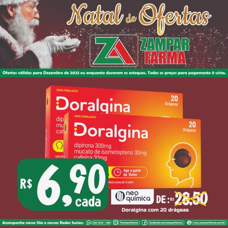 Ofertas de Natal na Zampar Farma 