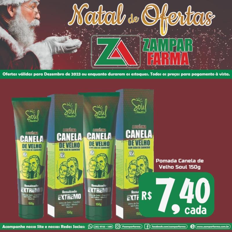 Ofertas de Natal na Zampar Farma 