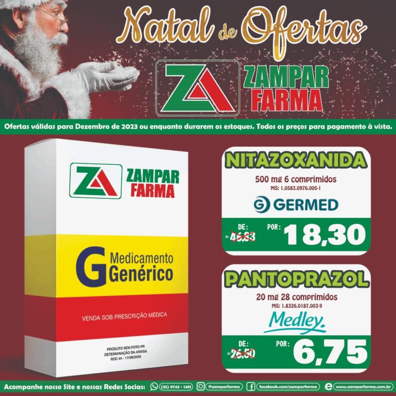 Ofertas de Natal na Zampar Farma 