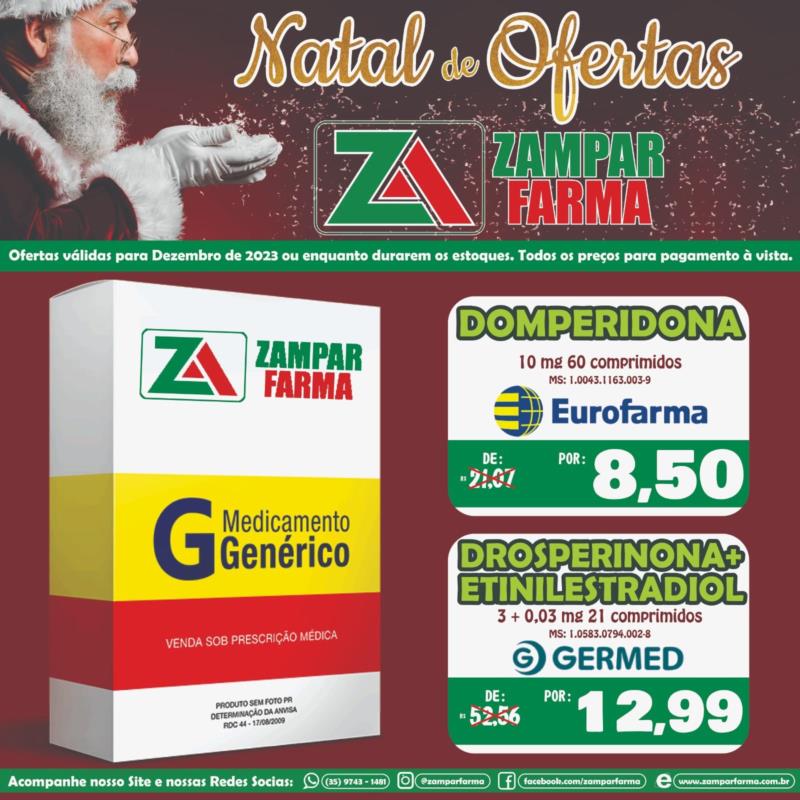 E continuam as ofertas de Natal na Zampar Farma 