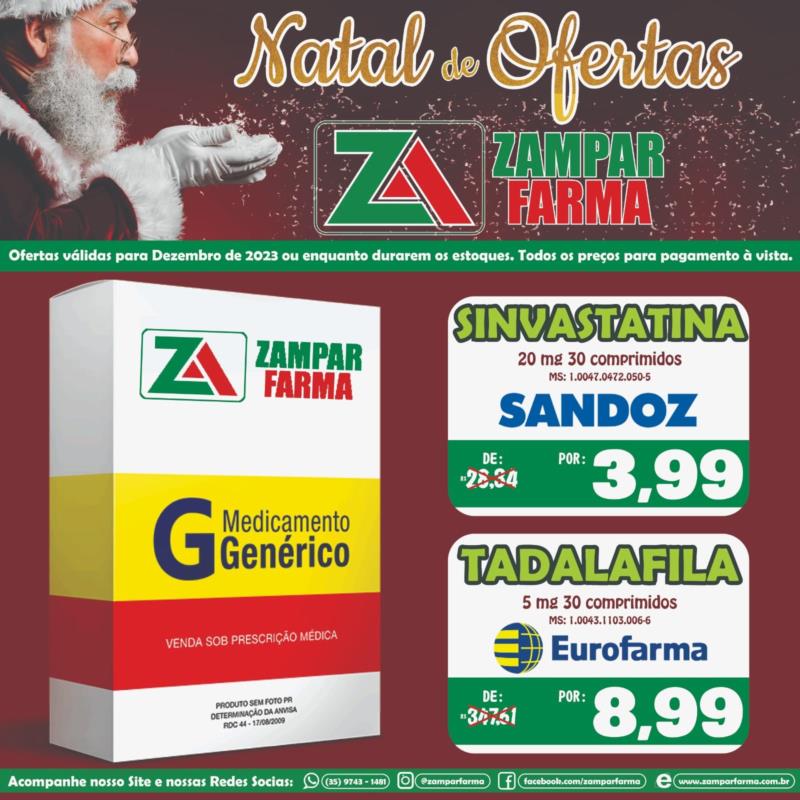 E continuam as ofertas de Natal na Zampar Farma 