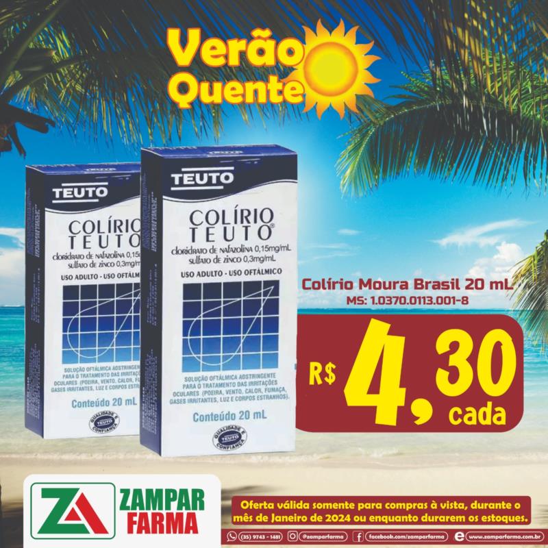 Ofertas de Janeiro na Zampar Farma 