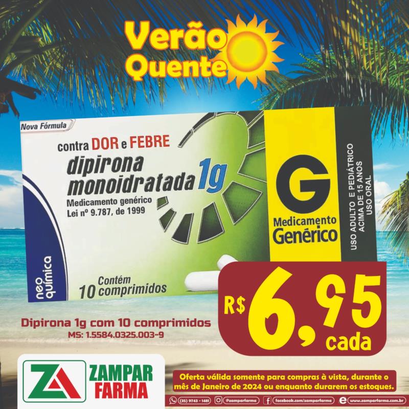 Ofertas de Janeiro na Zampar Farma 