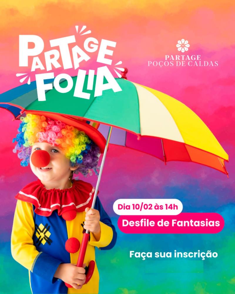 Shopping de Poços de Caldas tem diversão e folia na programação de Carnaval 