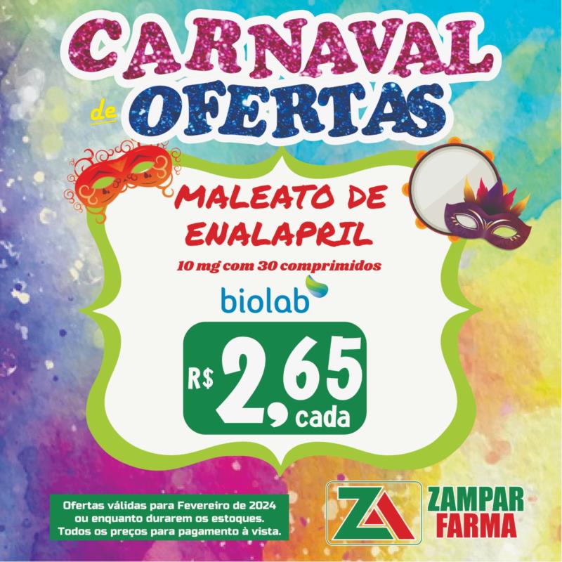 E continua o Carnaval de Ofertas da Zampar Farma 