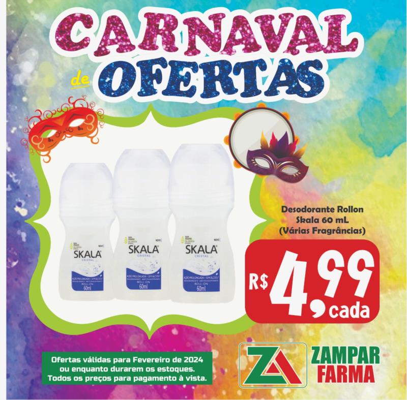 E continua o Carnaval de Ofertas da Zampar Farma 