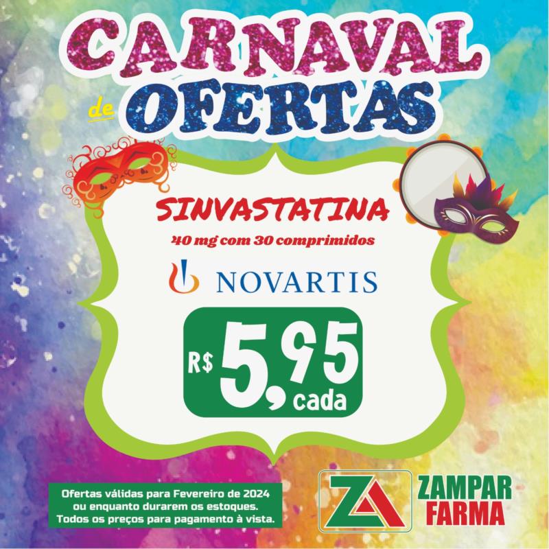 E continua o Carnaval de Ofertas da Zampar Farma 