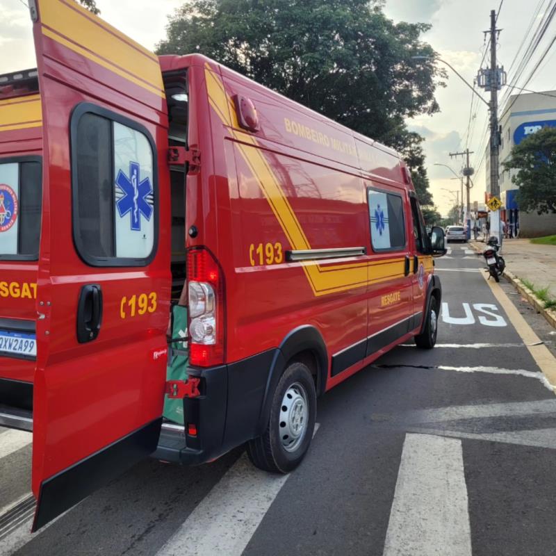 Motociclista atropela idoso de 75 anos em Avenida central de Guaxupé 