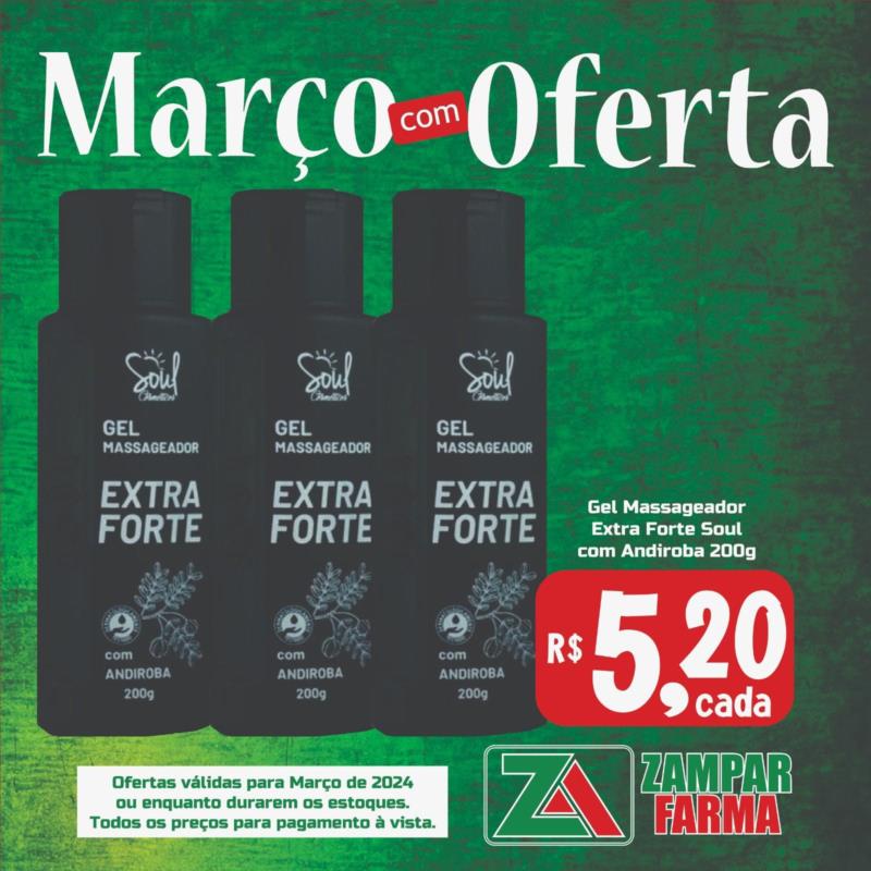 Ofertas de Março na Zampar Farma 