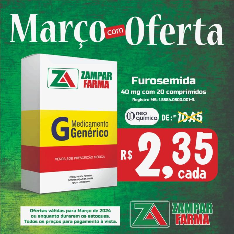 Ofertas de Março na Zampar Farma 